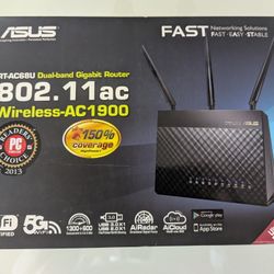 ASUS RT-AC68U Dual Band Wireless Router AC-1900