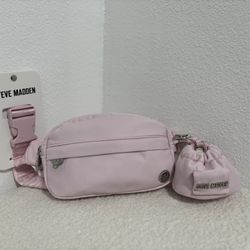 Steve Madden Pink Belt Bag Fanny Pack 
