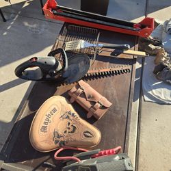 Bobber Motorcycle Seat And Tools