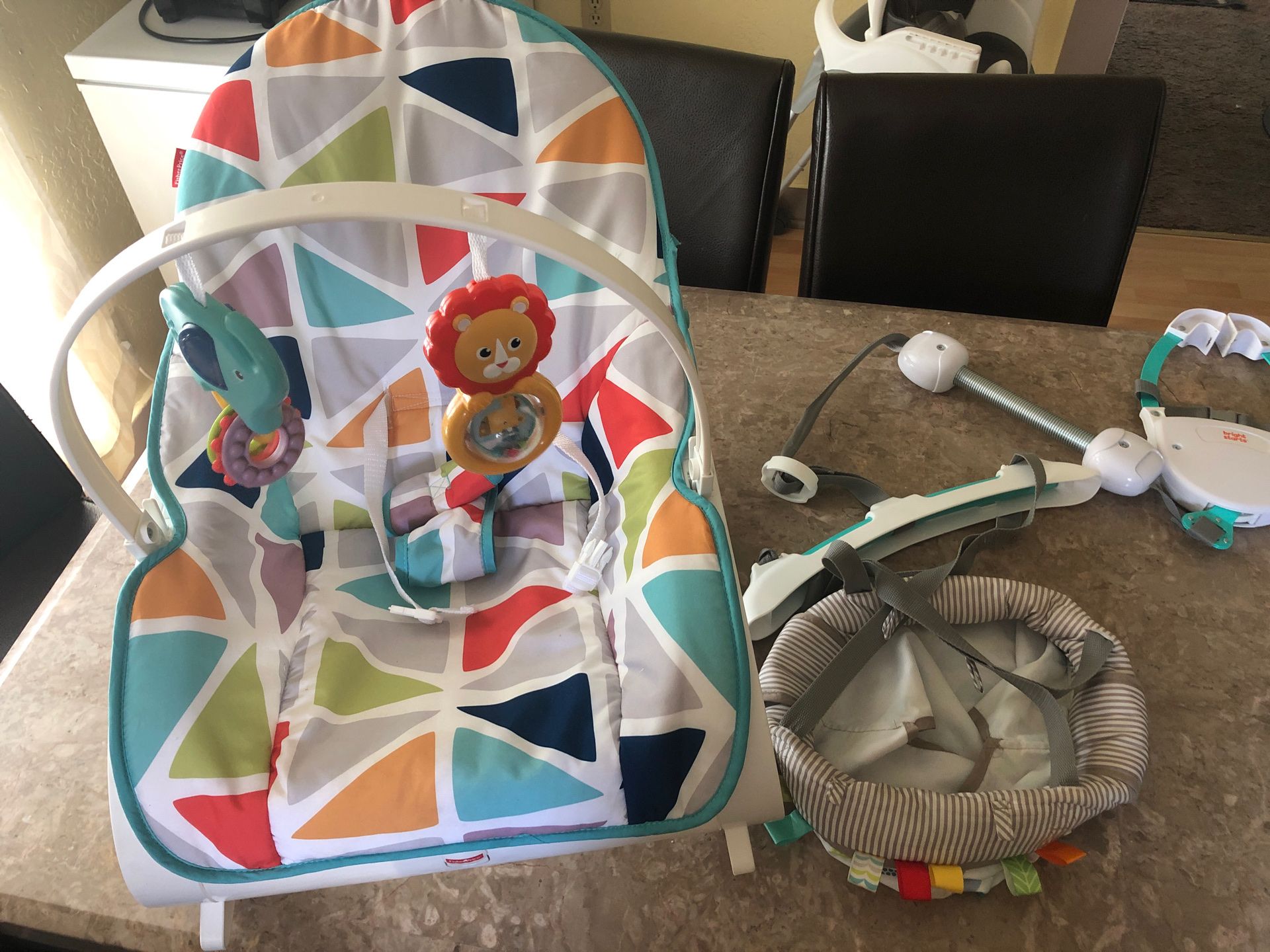 Fisher price/BrightStars baby equipment