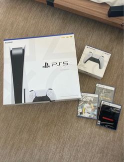 New Disc Version Console + Extra Controller & 3 Games