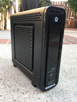 Motorola cable modem and wi-fi router
