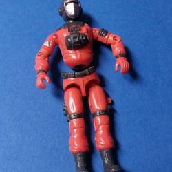 GI JOE VINTAGE 1985 Barbecue Action Figure 3.75 in Fire Fighter GOOD Easy Fix