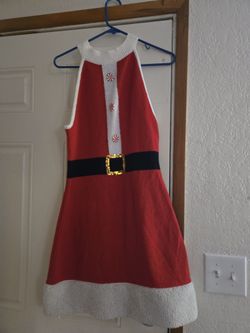 Womens Size Large Santa Dress 