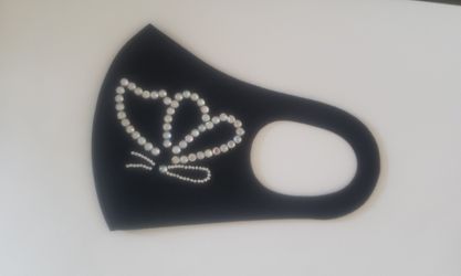 Butterfly gem facemask