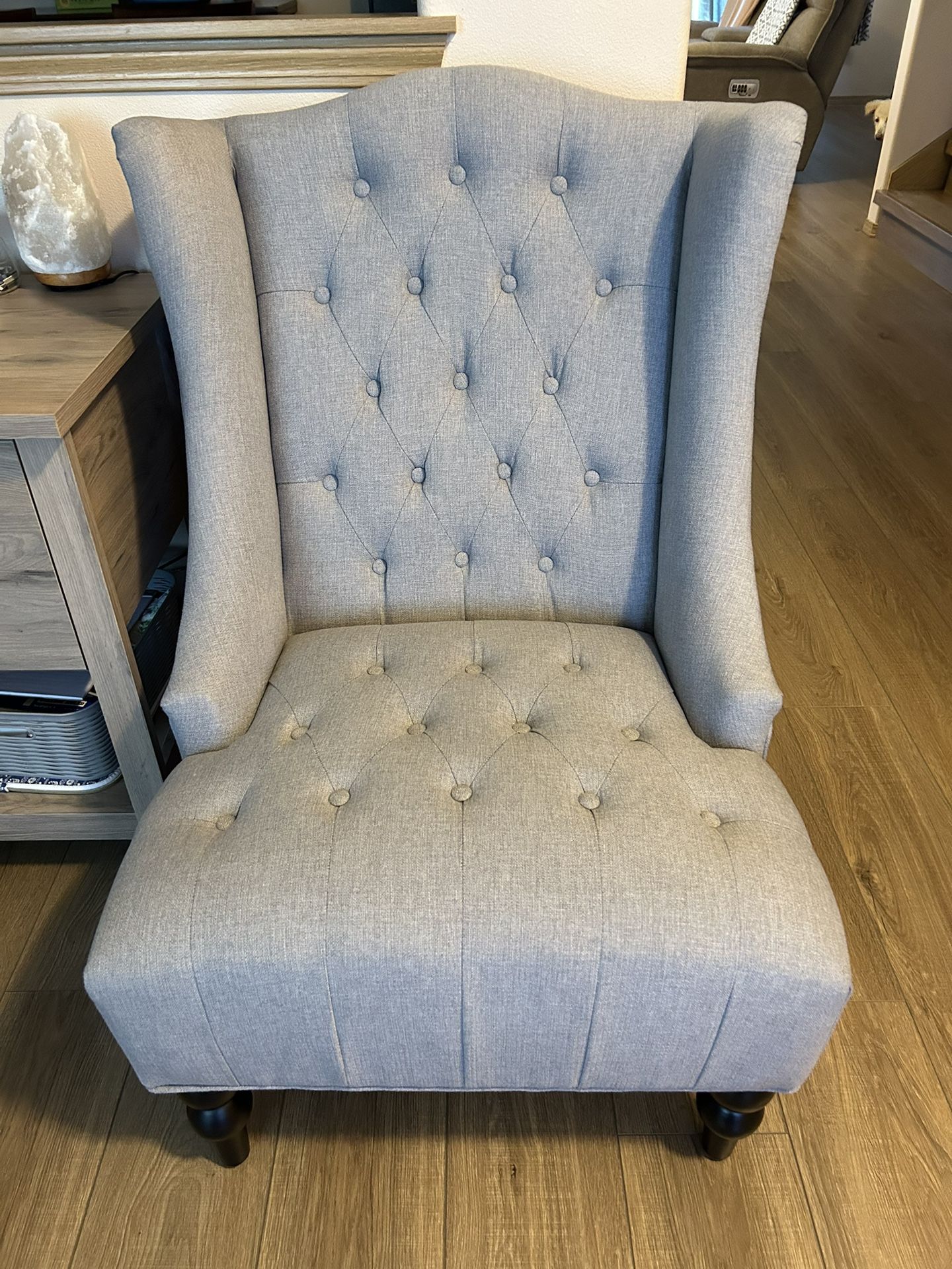 2 Wingback Upholstered Chairs