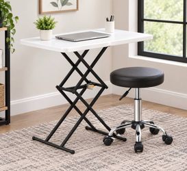 Office table and chair set , X1 Pro 28" Quick Pop Up Table with Adjustable Salon