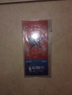 Commemorative 2026  all- star game ticket..,...