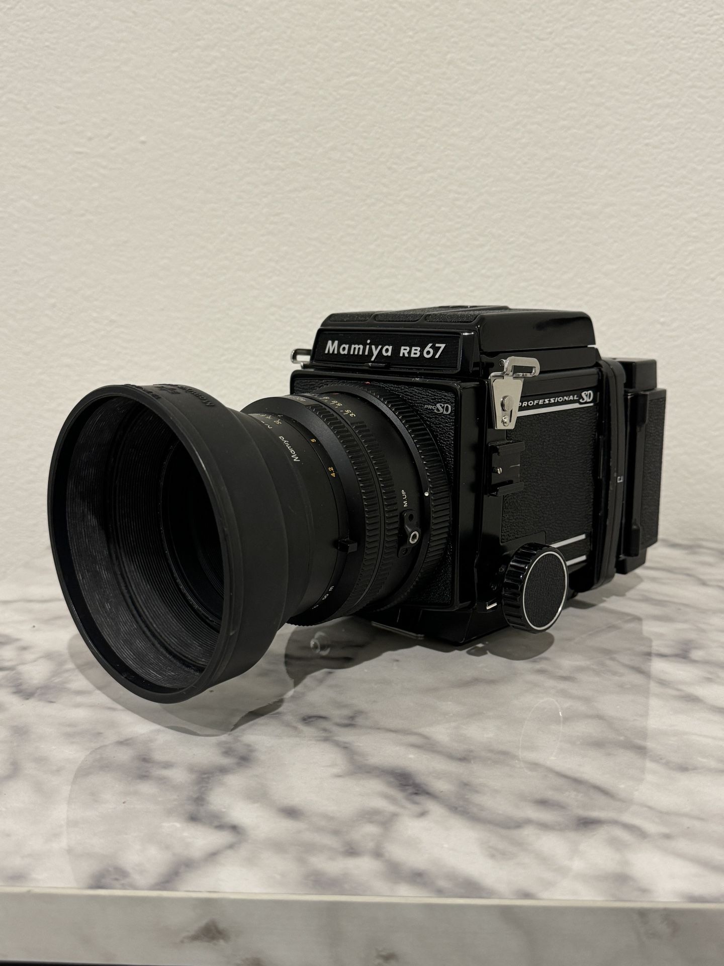 Mamiya RB67 Pro SD w/ Power Drive Back & 127mm Lens