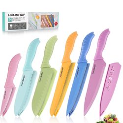 Six piece kitchen, knife set