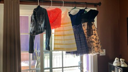 Girls clothes and Pair of Shoes (price is for all)