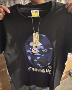 BAPE By Bathing Ape Blue Camo T-Shirt XL