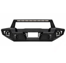 Front Bumper Ford Bronco 2021-2026 Textured Black Pickup Truck Bumper LED Lights & D-rings
