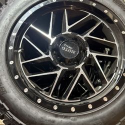 General Grabber A/t Tires On Moto Metal Rims