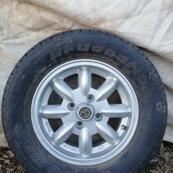 MG Wheel with brand new 13 inch, tire