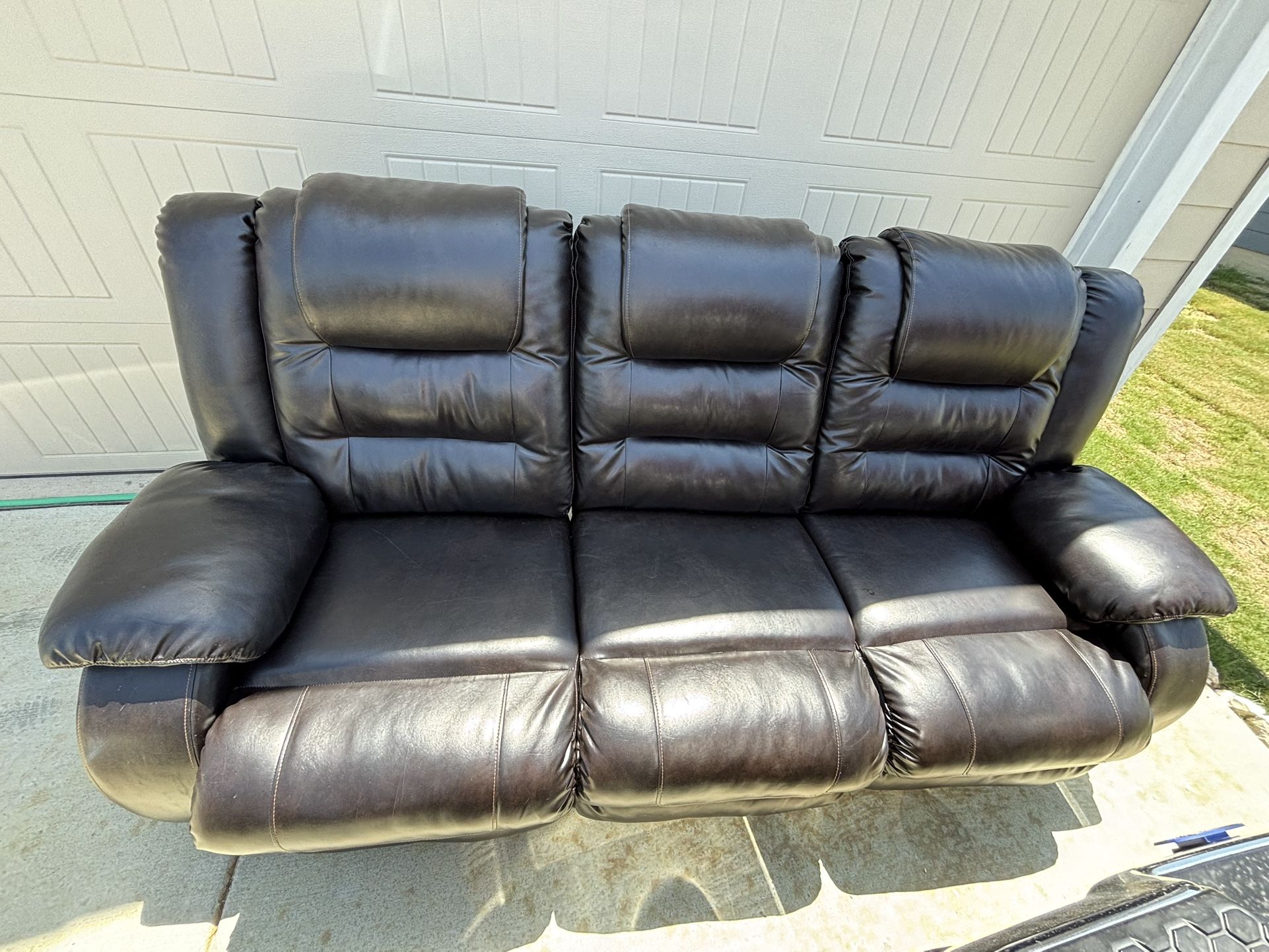 Leather Couch
