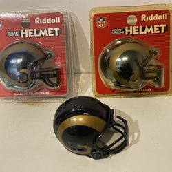 LOS ANGELES RAMS MINI HELMETS