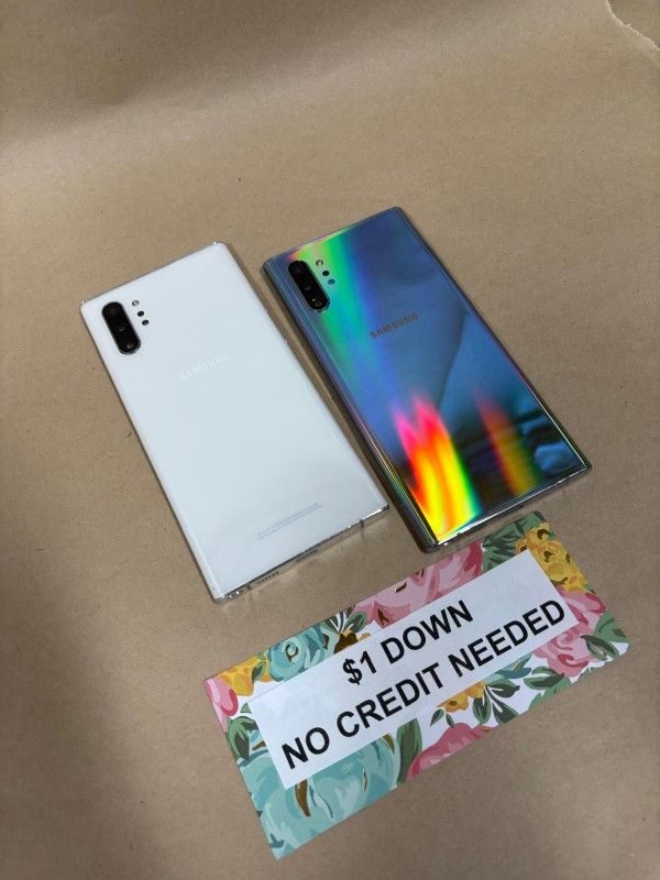 Samsung Galaxy Note 10 Plus - Only $1 Today Pay The Rest Later!