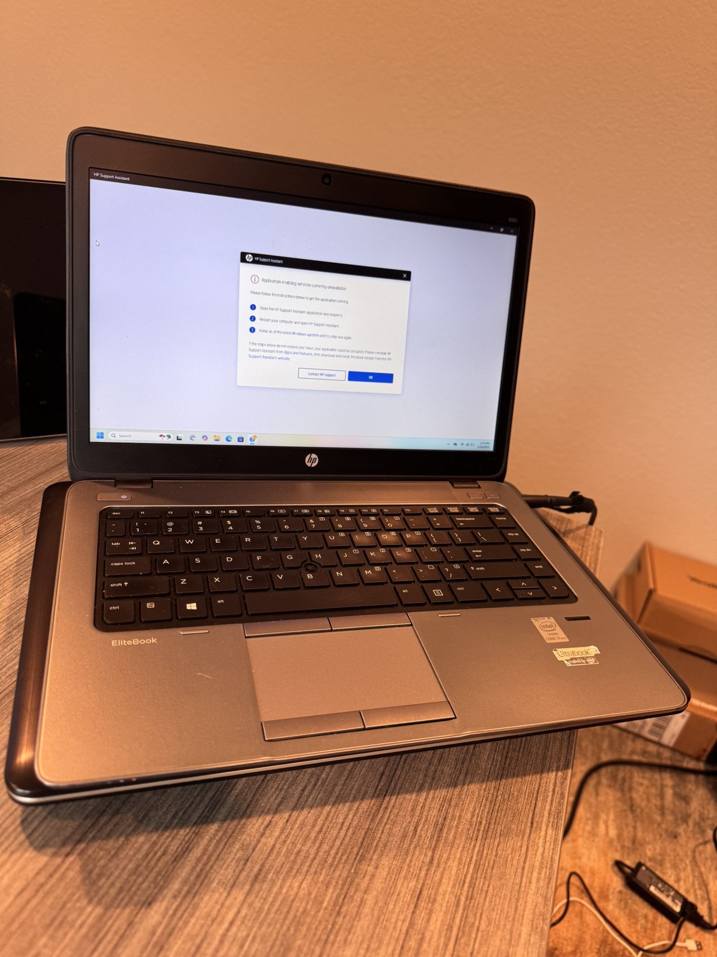 HP Elitebook 840 G1, i7-4600u 2.1 GHz, 8Gb, 180GB SSD, Win 11 pro
