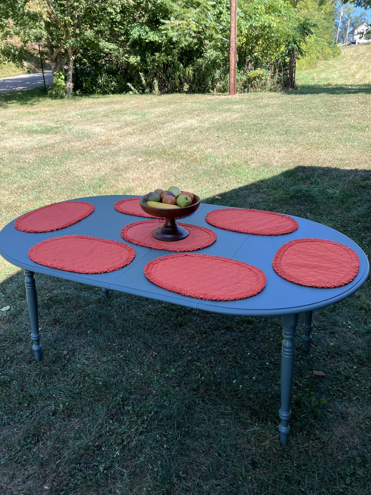 Vintage Wooden Table - Seats 4-6