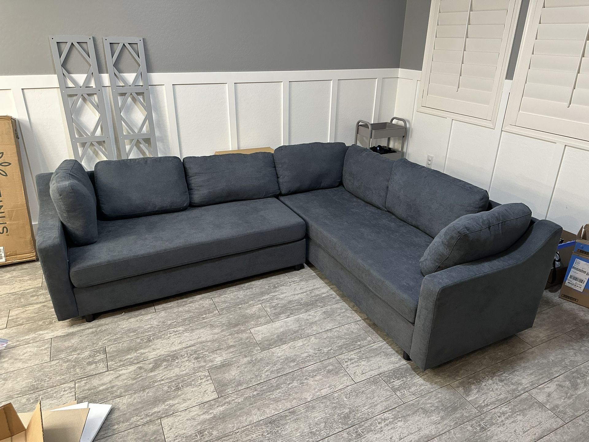 Barely Used Sectional - Moving