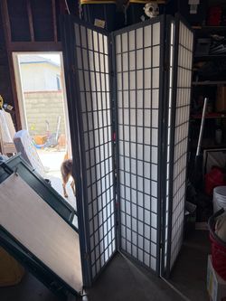 6-Panel Folding Room Divider / Privacy Screen – $70 OBO