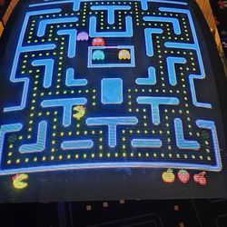 Arcade, Orig Midwzy Ms. Pacman Bally Upgraded Converted Theme To PACMAN 