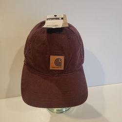Carhartt Women's Odessa Cap Deep Wine Burgundy Canvas Hat 102427 643 NWT
one size fits all OSFA. 100% Cotton. New, with tag. please see photos
for d