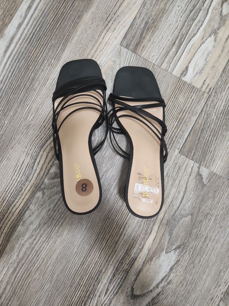 Black Size 8 Heels