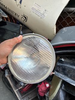 vintage 7-inch sealed beam halogen headlight