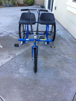 Worksman side by side trike cheap