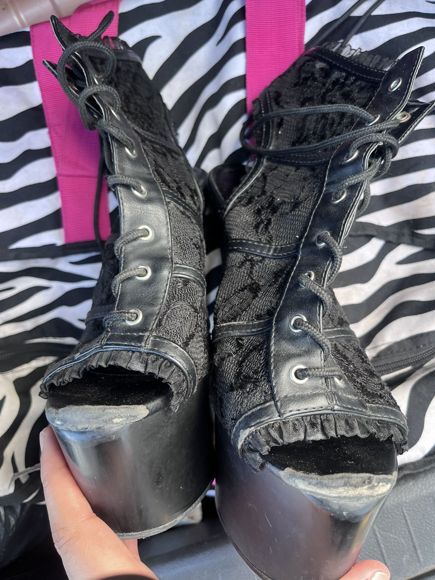 Used Black Dancer Heels