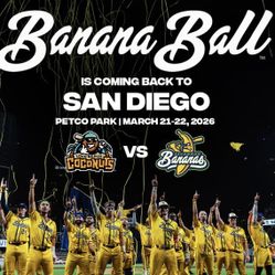 Banana Ball at Petco Park Baseball