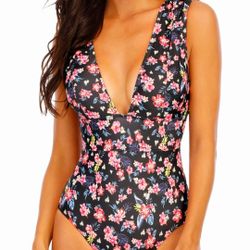 Halcurt Floral Printed One Piece Swimsuits