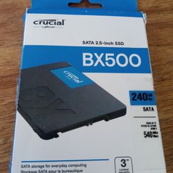 CRUCIAL BX500 240GB INTERNAL SSD 2.5" INCH SATA SOLID STATE DRIVE CT240BX500SSD1