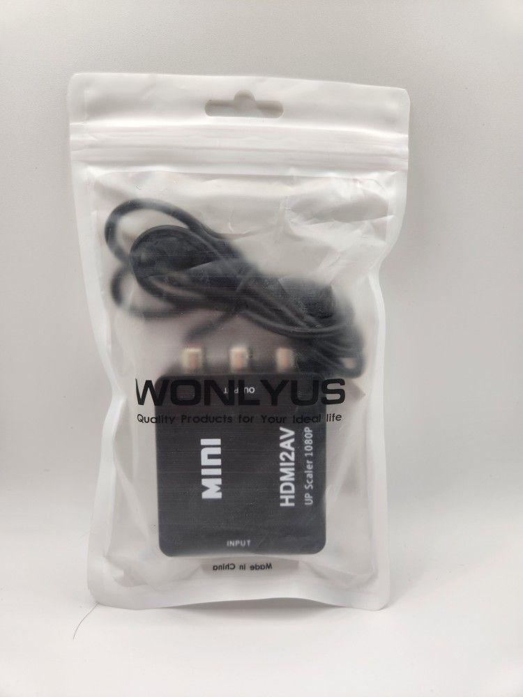 RCA to HDMI Converter – Mini Composite to HDMI Adapter*