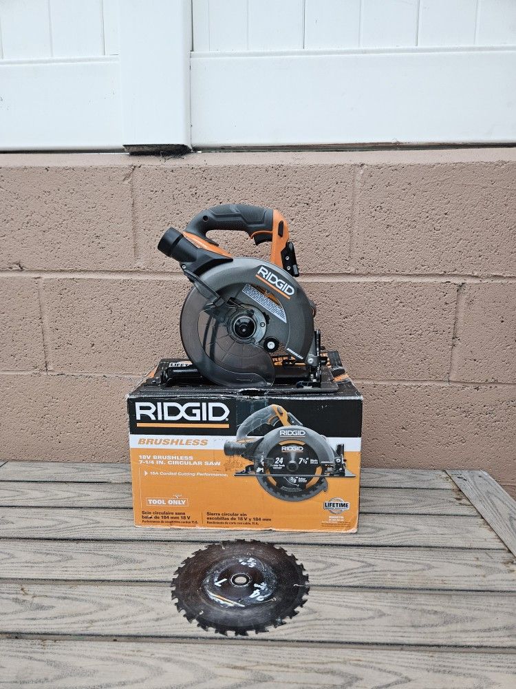 Ridged 18v Brushless 7 1/4 Circular Saw