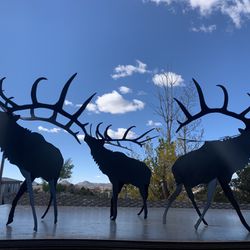 3-D Elk 17” Long 15” Tall $35 Each
