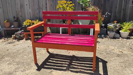 Outdoor bench