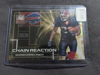 Marshawn Lynch numbered football card 404/800