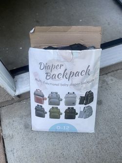 Black Diaper Bag