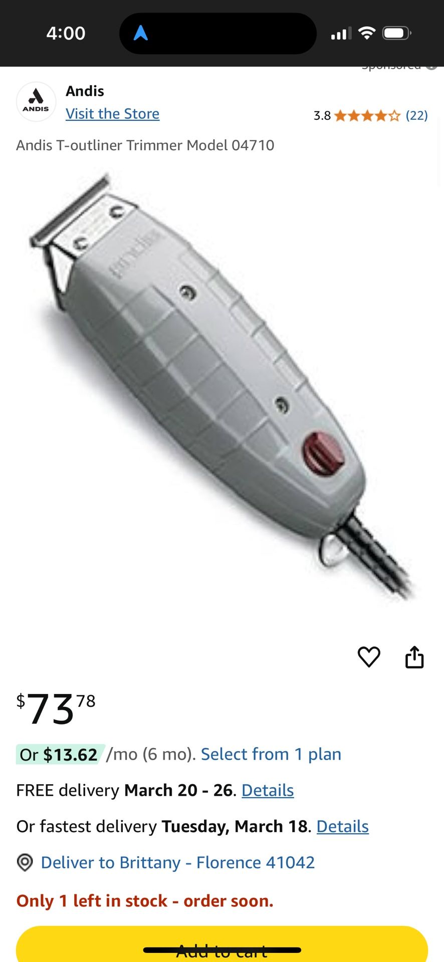 Andis Trimmer