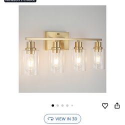 Batroom Vanity Lights Gold New $35