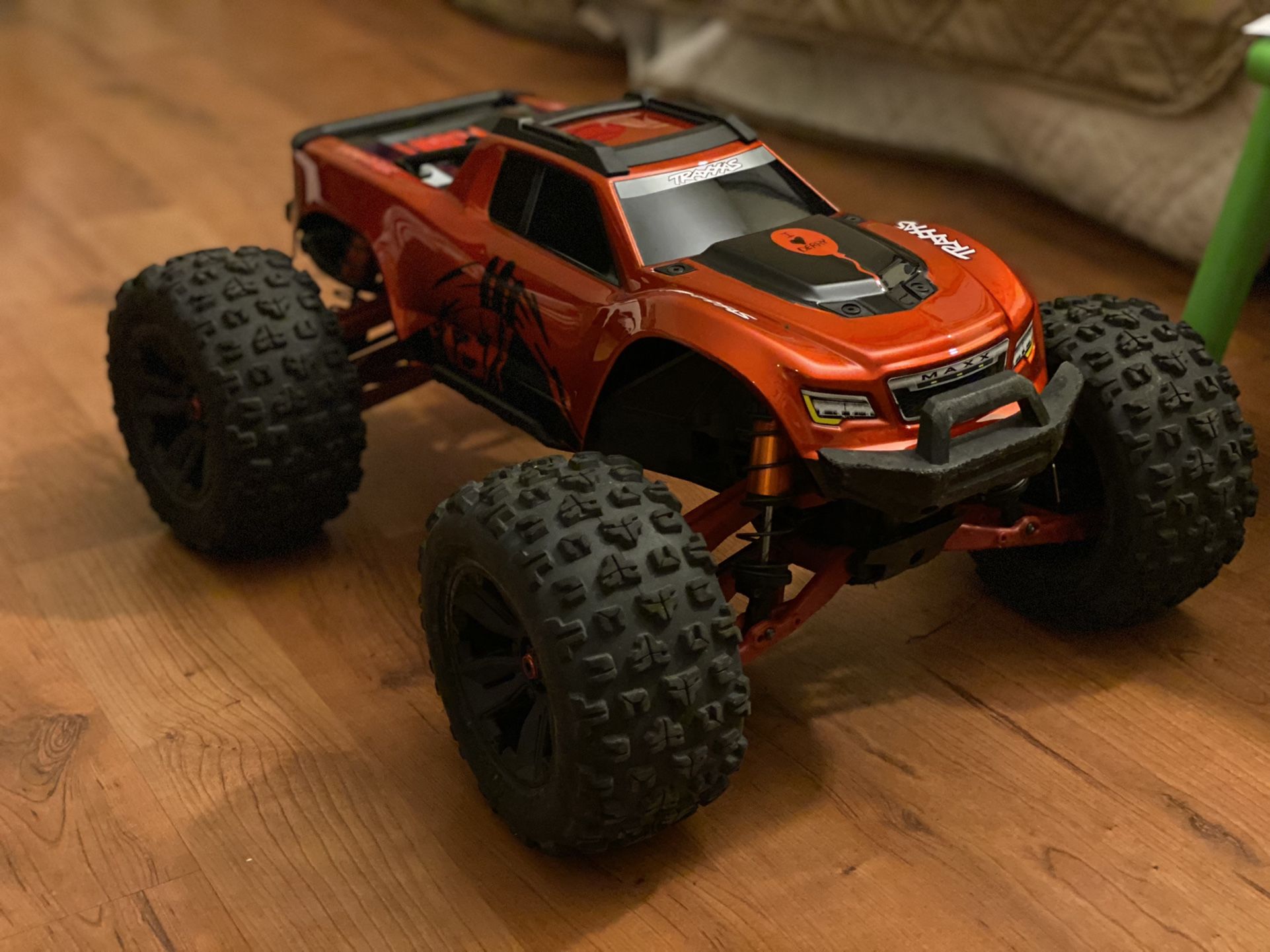 Traxxas Maxx 4s RC truck With Upgrades