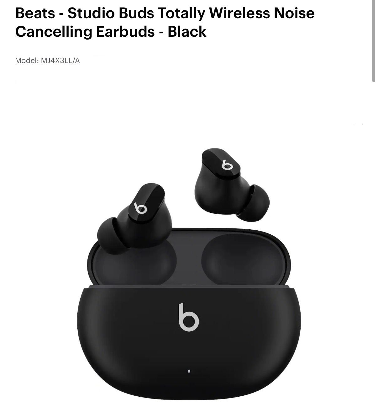 Beats Studio Buds Noise Cancelling