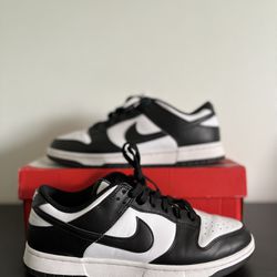 Nike Dunk Low Black And White Size 9