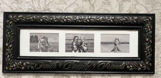 12” x 30” Carpen Tree Bronze Faith Family Friends Photo Frame