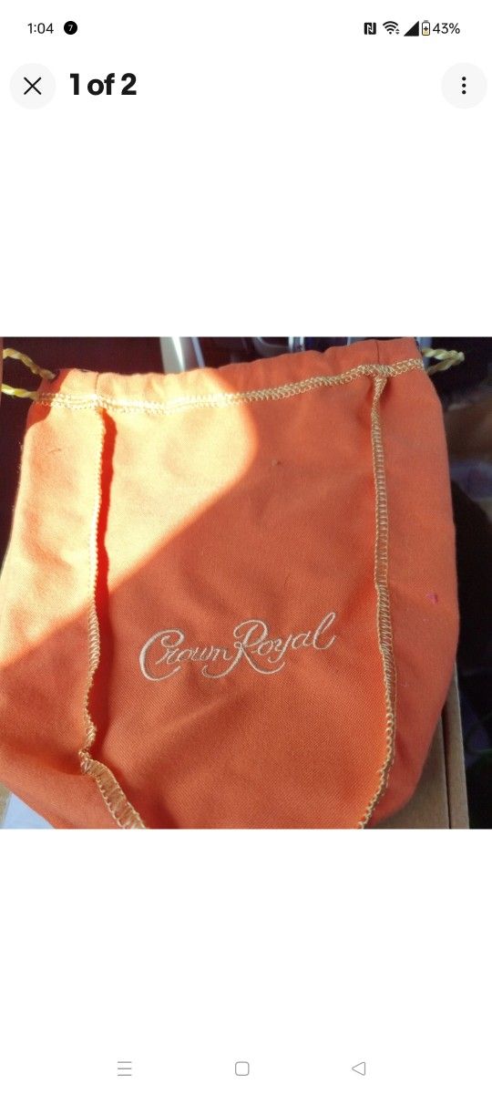 Small Bag Says Crown Royal