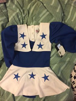 Cowboys girls cheerleading uniform 2t