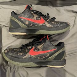 Kobe 6 italian Camo size 10.5